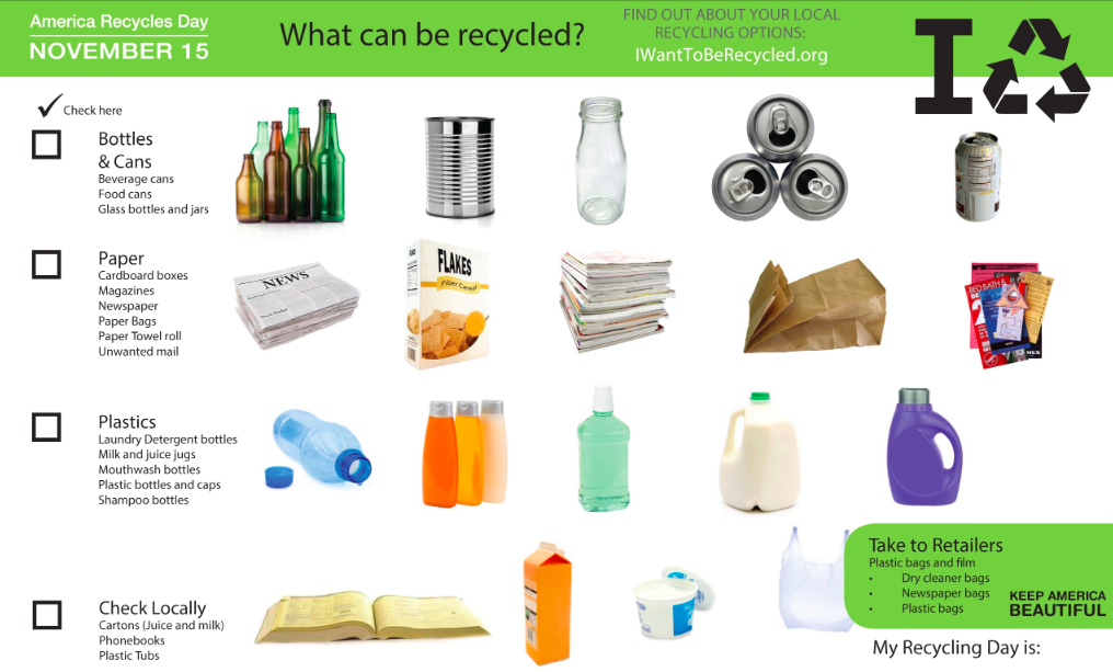 National America Recycles Day