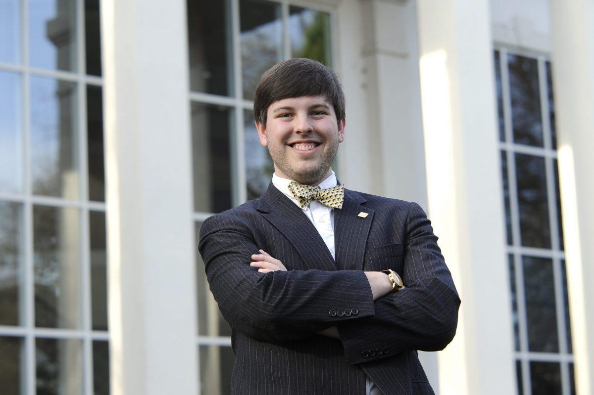 President Hank Davis is a government and history major. 