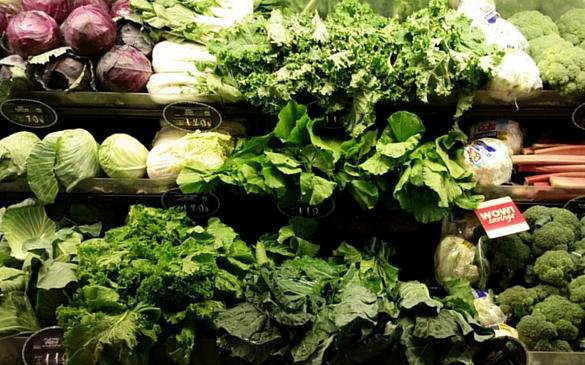 Leafy greens make up a small part of vegetarian and vegan diets.