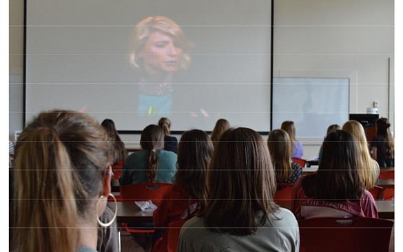 This TED talk by Amy Cuddy encourages PSS woman to “fake it until they become it” in regards to body language and self-confidence. Photo by Alex Arsi. 
