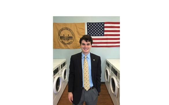 Billy Moody became a known name on campus after he began a laundry service his freshman year, Moody’s Wofford Wash.