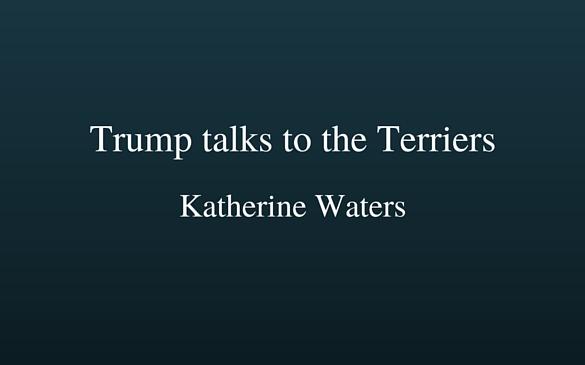 Trump talks to the Terriers