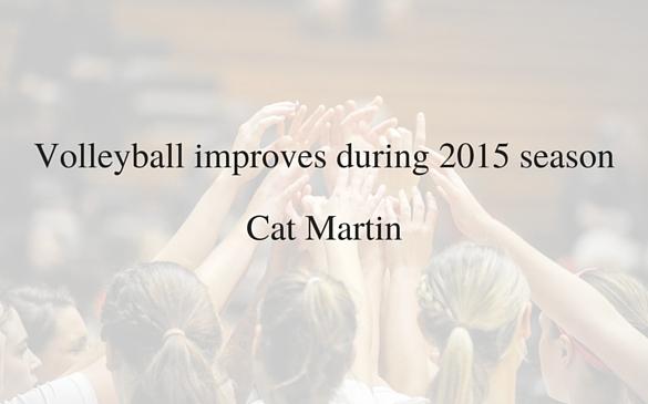 Volleyball improves during 2015 season