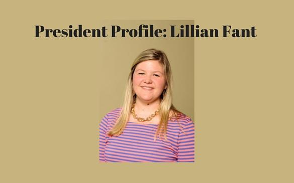 Campus Union Delegate Lillian Fant announced her campaign for student body president. 