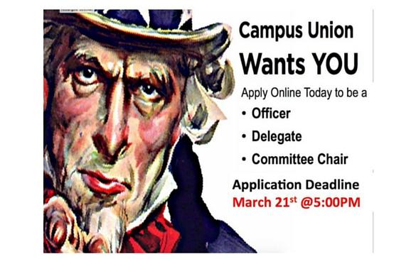 This advertisement was used to recruit new members to Campus Union.