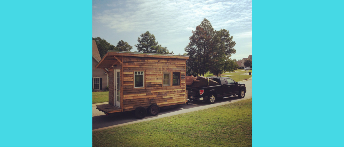 Once completed, the tiny house will be available for students to live in for short periods of time as part of Aurednik’s capstone project.