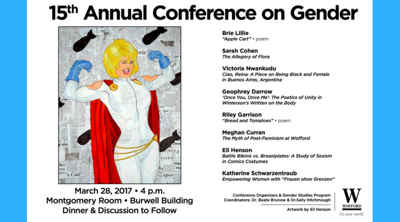 15th annual gender conference to be held Tuesday, March 28