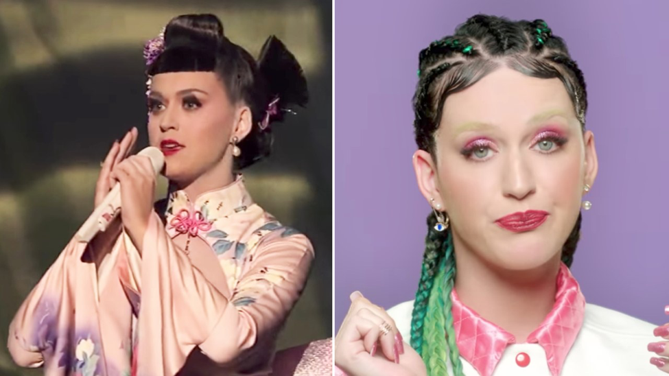 Katy Perry from “This Is How We Do” music video and AMA performance, photo from Allure.com