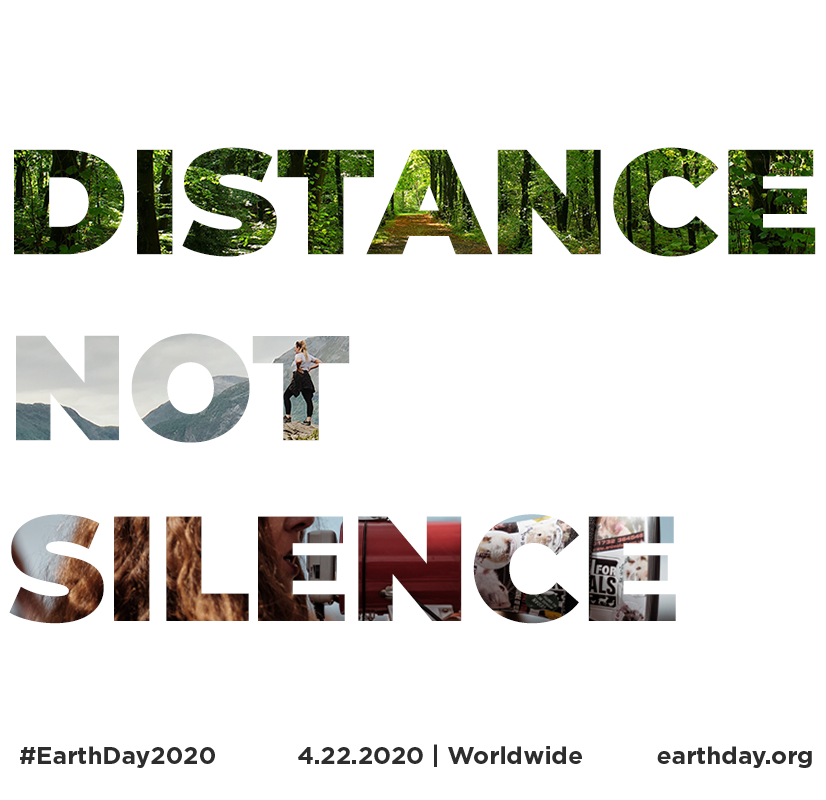 One of the graphics shared on social media to promote Earth Day 2020