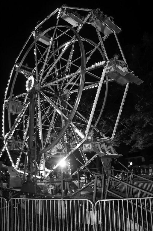 Photo courtesy of Mark Olencki.
The ferris wheel at the annual Homecoming Carnival. The carnival is just one of many events during Wofford’s First 54.