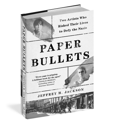 Photo courtesy of Workman Publishing.
A hard copy of Paper Bullets from Jackson’s website. Published in November 2021, his most recent work has already received critcal acclaim.