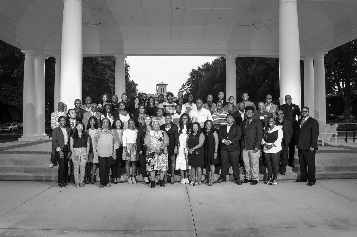 Students, faculty and alumni at the 7th annual Black Alumni Summit, which took place on Oct. 15, 2021. Photo courtesy of Mark Olencki