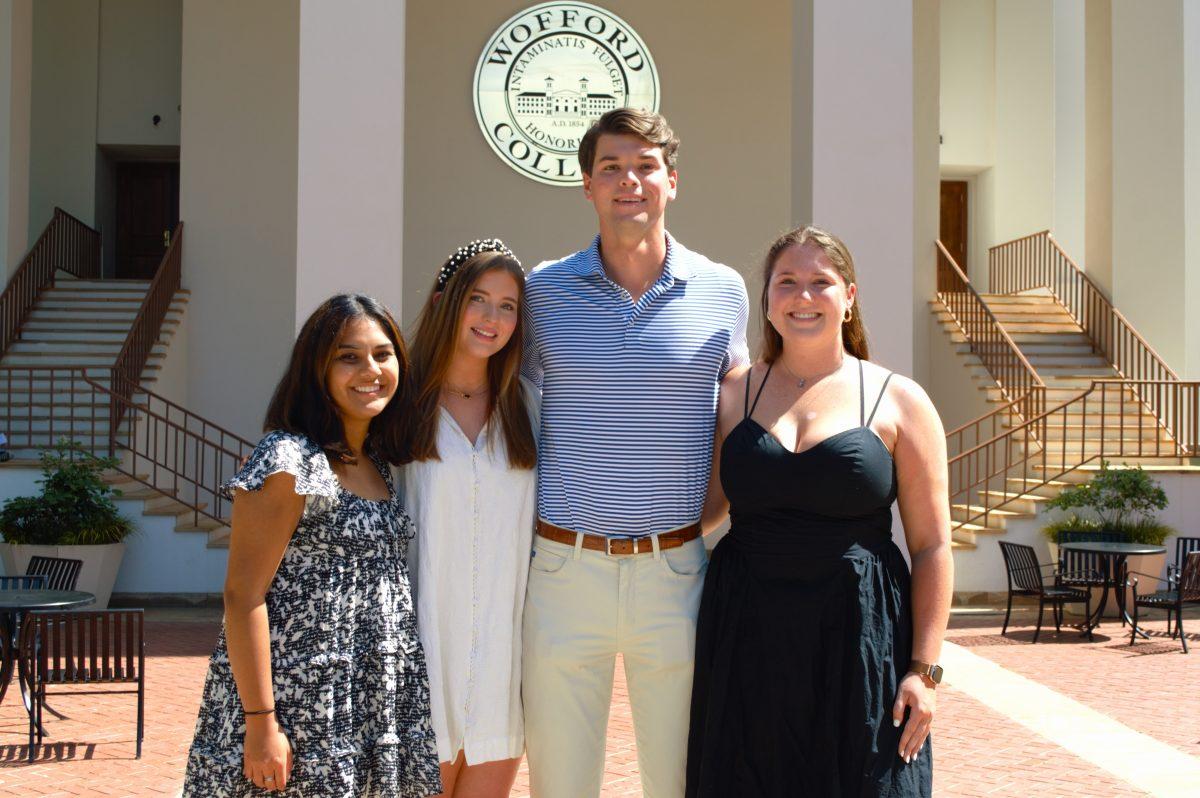 Photo by Caroline Parker - Simirin Channa, Liv Culver, Graydon Davies and Emma Skelton will serve as the
2023-2024 Campus Union Executive Officers.