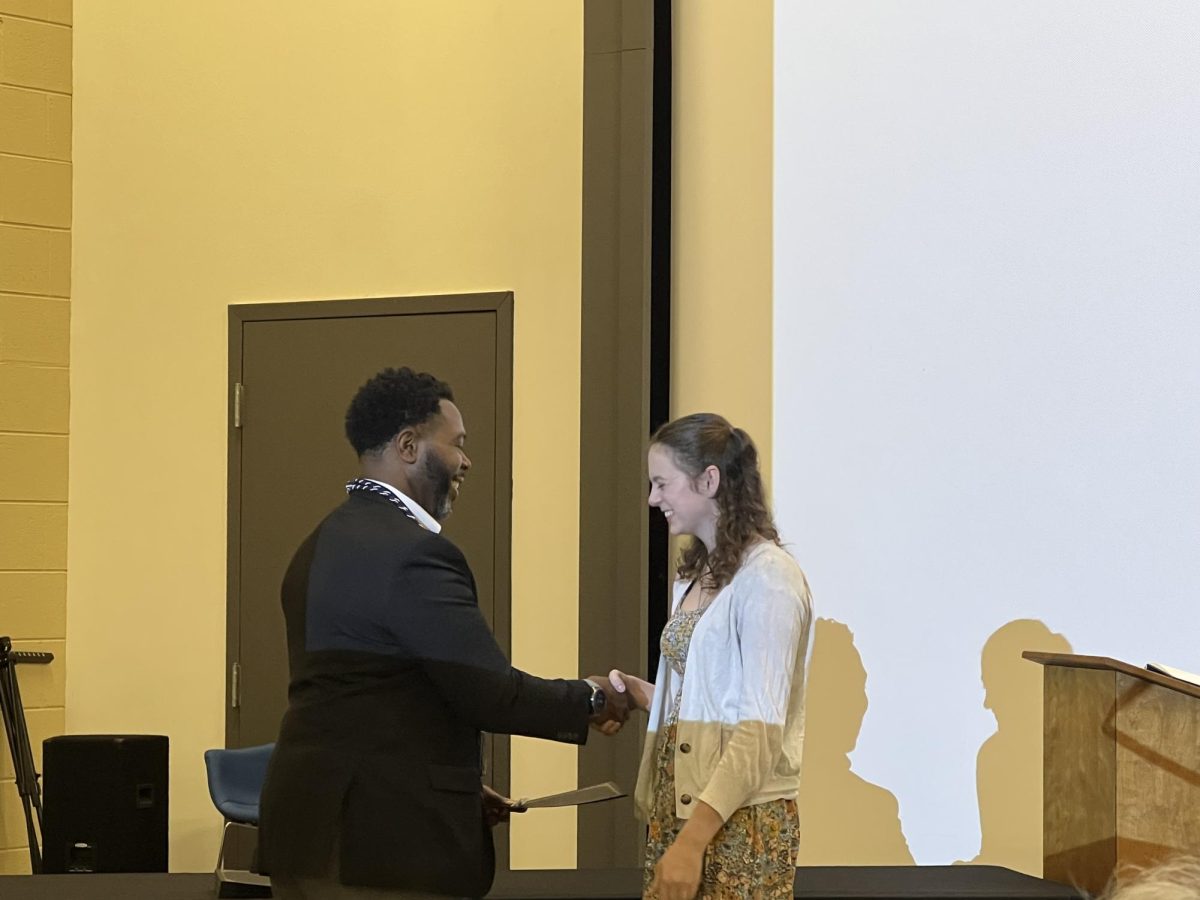 Anneka Brannon ‘26 was inducted into Tri-Alpha. Tri-Alpha is a way for all first generation college students to have a community and feel supported by peers and staff. 