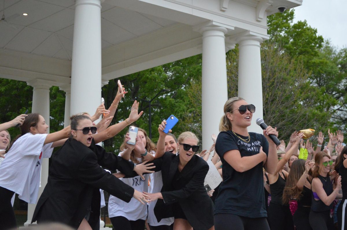 One of the most popular Greek Week events, the sorority lip sync battle happened on April 10, 2024. 
Throughout Greek Week, the Greek organizations compete against each other in various events to raise money for a nonprofit organization.
