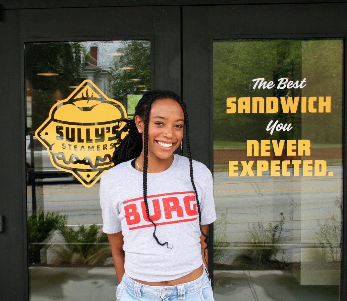 Jazzy Jeferson ‘24 is the first Wofford athlete to receive an NIL deal. 
Jefferson partnered with Sully’s Steamers for her deal.