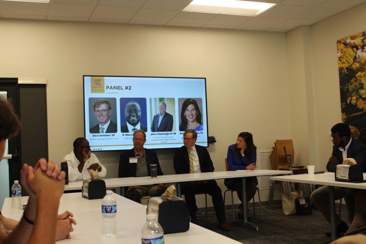 The Career Center Experience took place at Wofford prior to fall semester move-in. The Career Center Experience featured informative career panels with various Wofford College alumni.