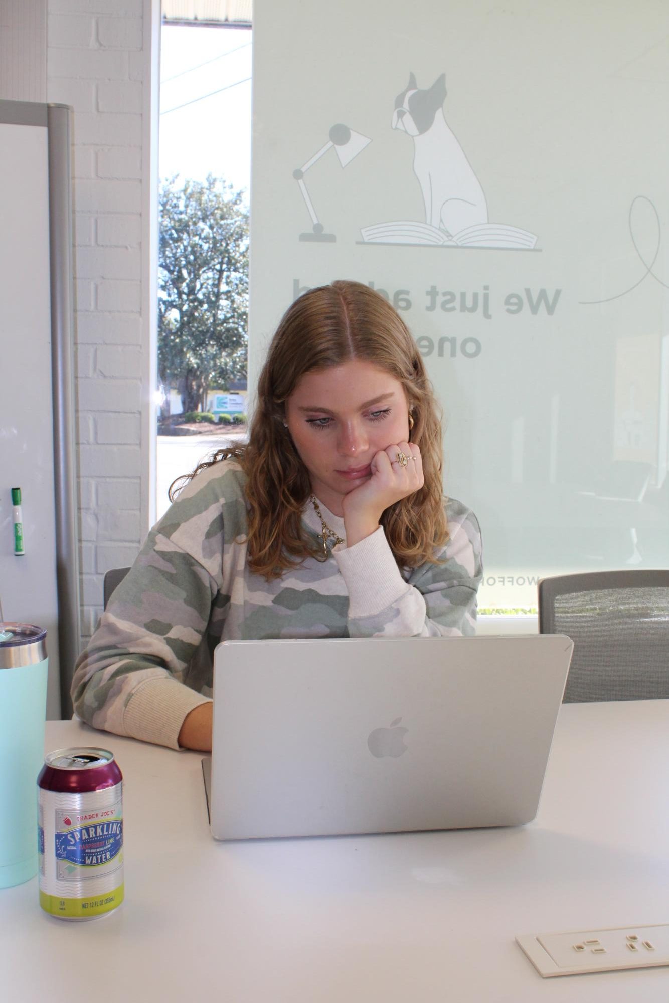 Wofford has officially started its transition to Workday, allowing students and employees to submit their timecards through the website. McNally Sowell ‘26 records her student worker hours on Workday. 