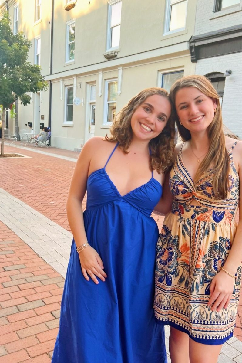 Summer school students at Wofford College. Elaina Valelnte ‘26 and Claudia Dearment ‘26 attended Wofford summer school this past year. 