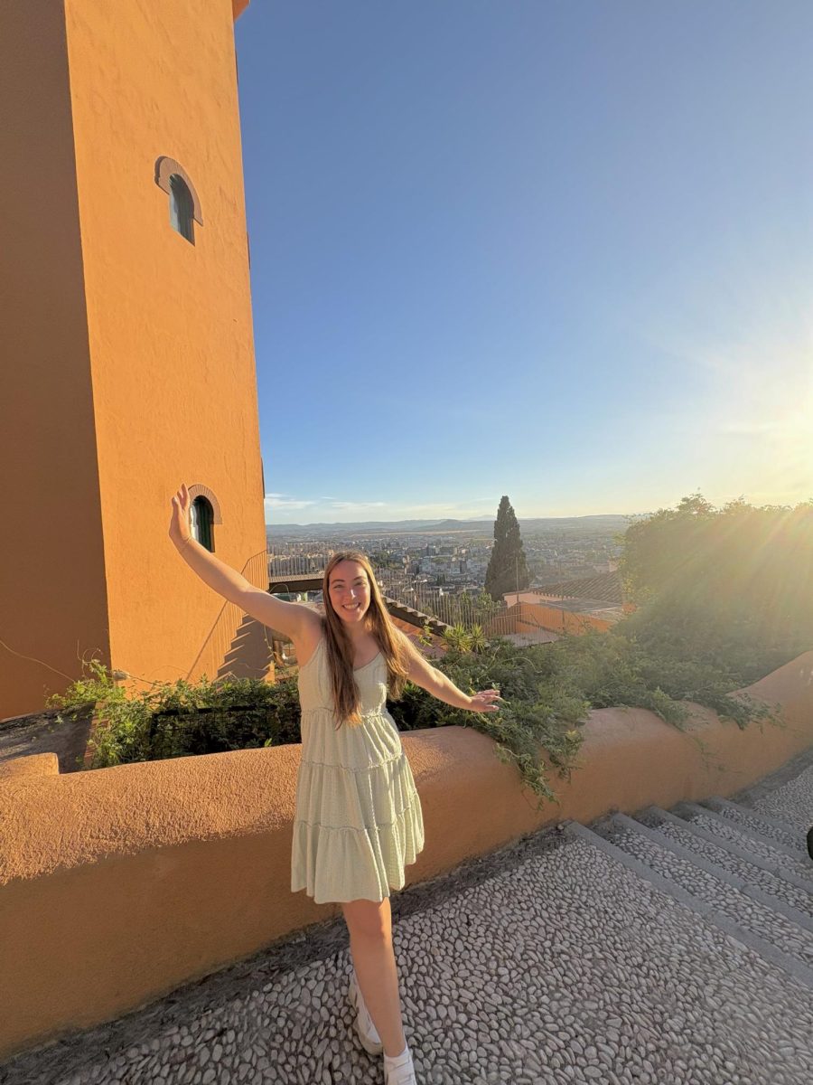 Abigail Taylor ‘27 is studying abroad in Granada, Spain this semester. Taylor is excited to experience a wide variety of culture and thought throughout her time in Spain.