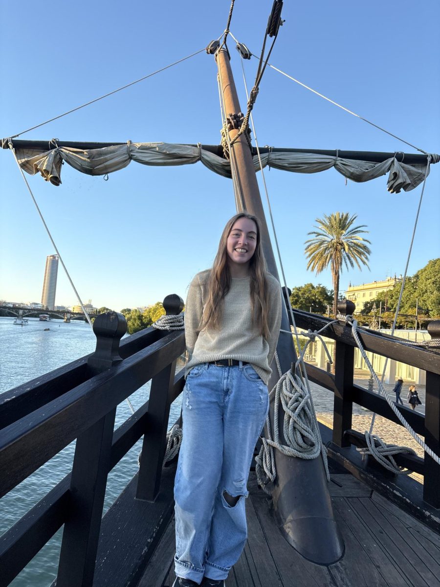 Abby Taylor ‘27 poses in Granada, Spain for her last travel update. Over her semester abroad, she has thoroughly enjoyed every opportunity.